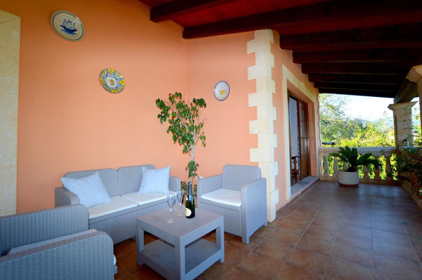 Finca Con Piscina Es Blanquer Guest House Bagian luar foto