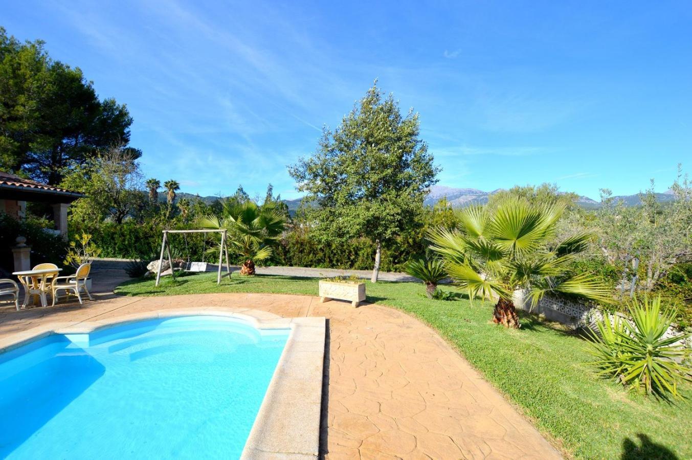 Finca Con Piscina Es Blanquer Guest House Bagian luar foto