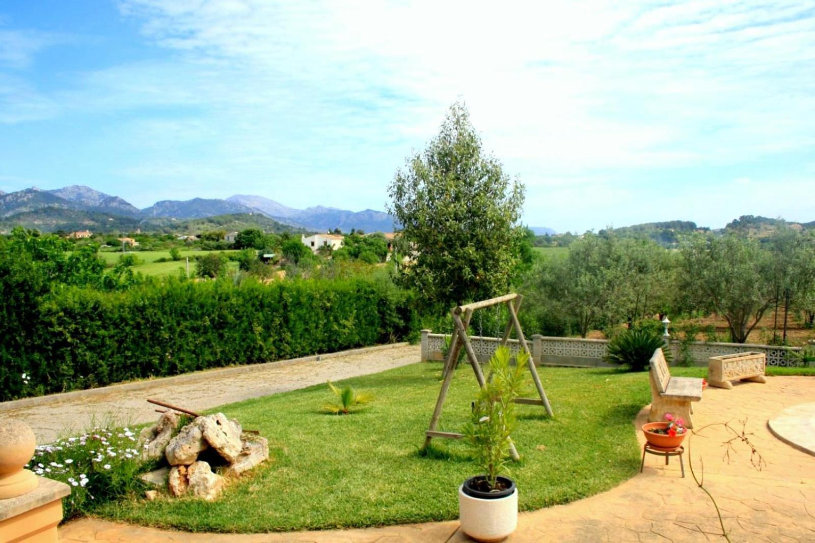 Finca Con Piscina Es Blanquer Guest House Bagian luar foto