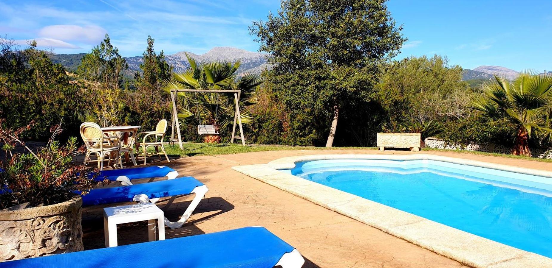 Finca Con Piscina Es Blanquer Guest House Bagian luar foto