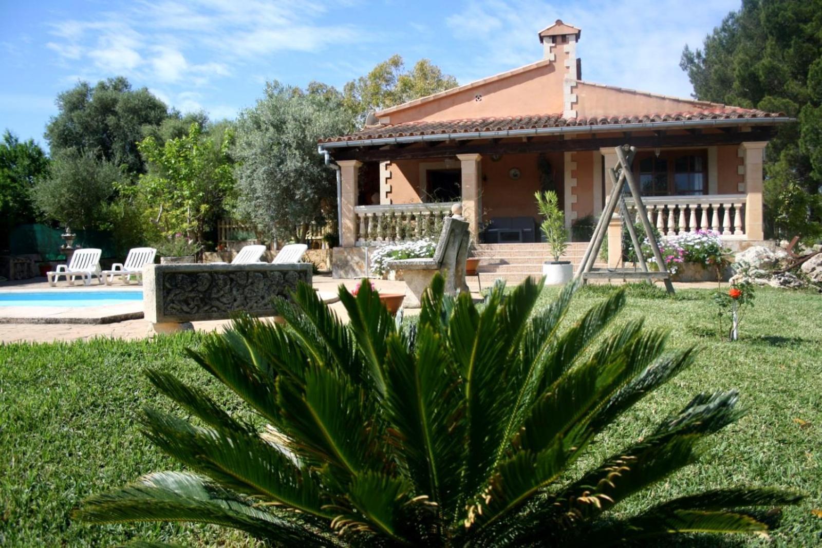 Finca Con Piscina Es Blanquer Guest House Bagian luar foto